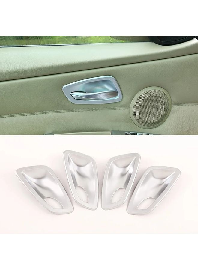 Carbon Fiber Black Inner Door Bowl Modification Parts For BMW E90 2005 2012 - Image 3